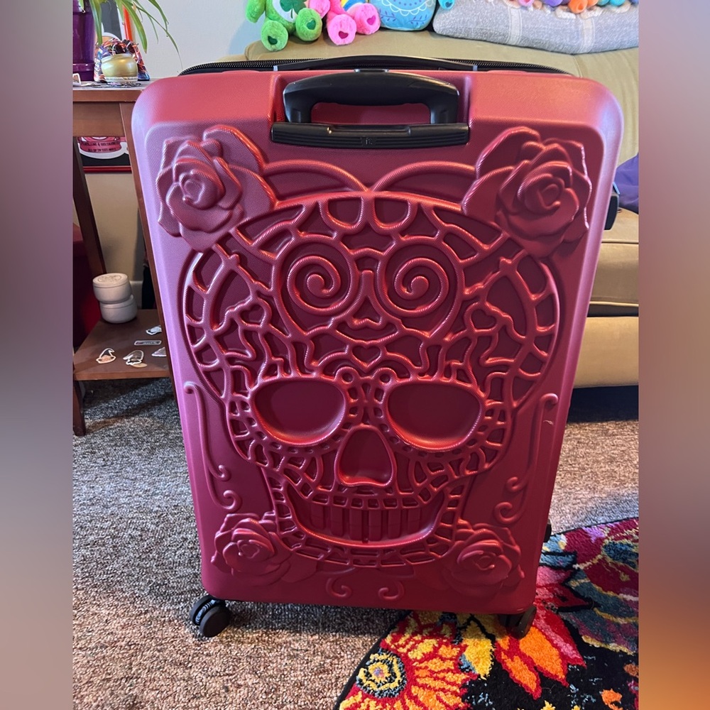 Itluggage.com skull luggage suitcase